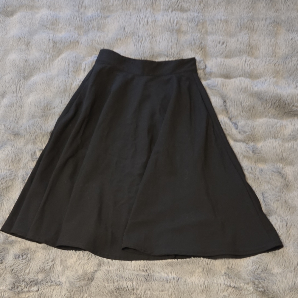 Fit And Flare Rockabilly Midi Skirt